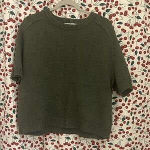 Abercrombie & Fitch Forest Green Knit Top